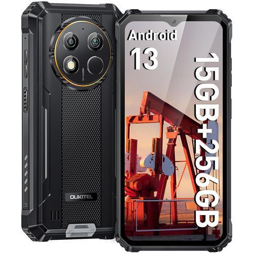 OUKITEL WP28 Incassable 10600mAh 15Go+256Go (1 To) 48MP Android 13 Rugged Smartphone 6,52