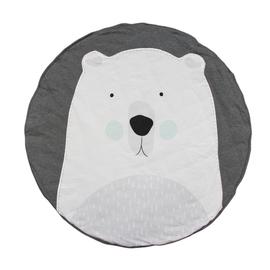 Ours Polaire Tapis De Jeu Rond En Coton Pour Nouveau Ne Animal De Dessin Anime Couverture Rampante Pour Bebe Tapis De Sol Pour Enfants Decoration De Chambre Pour Filles Rakuten