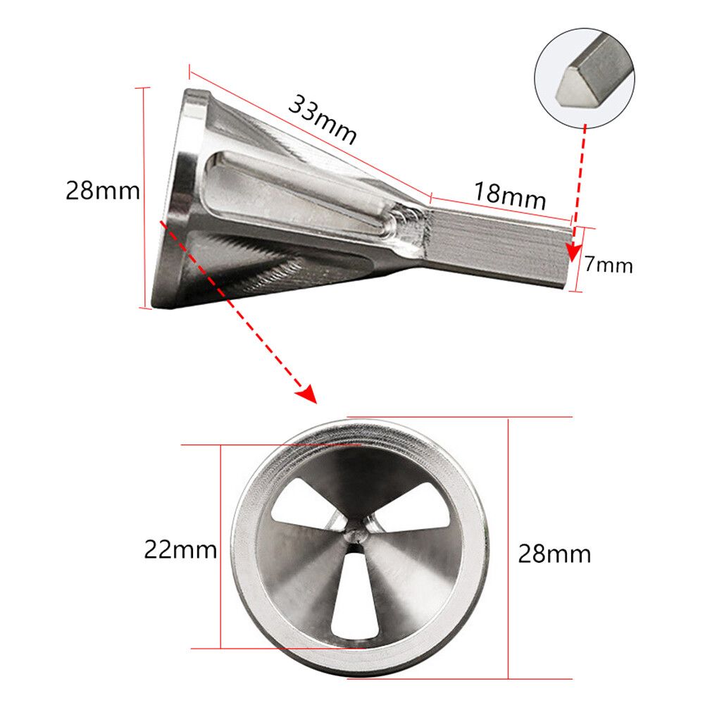 1 Pcs Ébavurage Outil de chanfrein externe, Outil d'ébavurage Dur