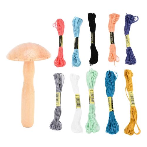 Outil De Broderie Thread Set Multifonctionnel Color Aiguille De Poinonnage Kit De Broderie