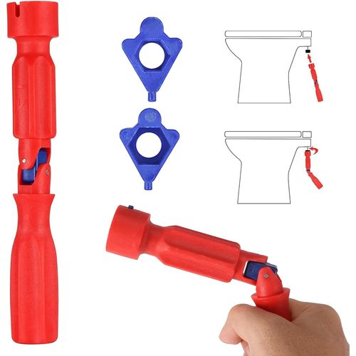 Outil De Fixation De Sige De Toilette Cl De Rparation De Fixation Abattant Wc Outil De Plomberie, Cl De Montage Pour Sige De Wc Cl D'installation Universelle En Plastique Haute Rsistance