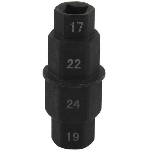 Outil DEssieu Hexagonal Pour Motos - 17 Mm, 19 Mm, 22 Mm, 24 Mm - Hexagone Douille DAxe DAxe De Moyeu De Roue Avant Ad