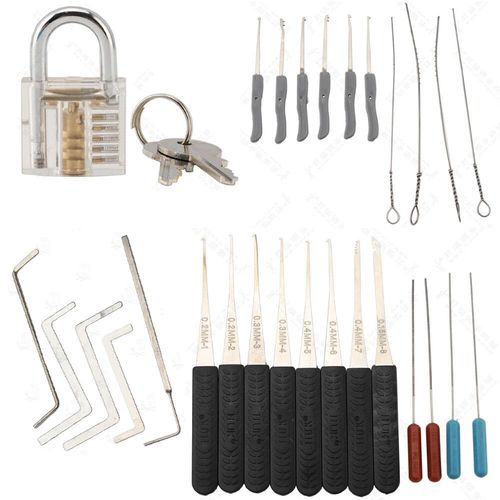 Outils  Main De Serrurier,Ensemble De Slection De Serrure,Clef Casse,Extracteur Automatique,Retrait Du Matriel De Crochet - Type Type 6 #A