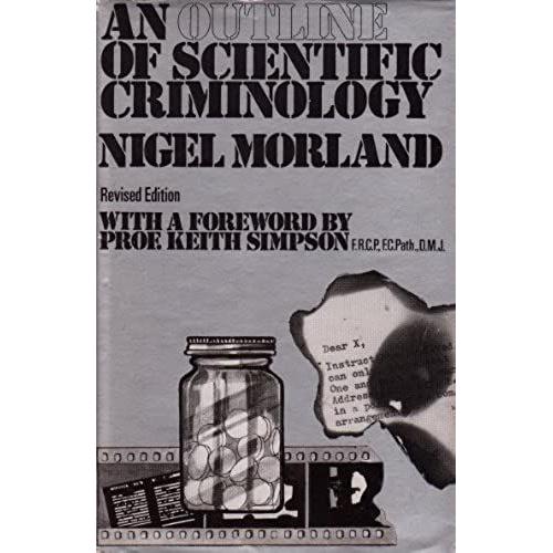 Outline Of Scientific Criminology   de Nigel Morland  Format Broch 