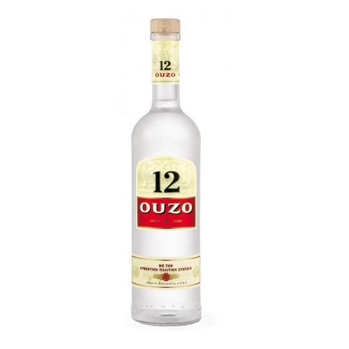 Ouzo- Ouzo 12 Liqueur Anise 70cl