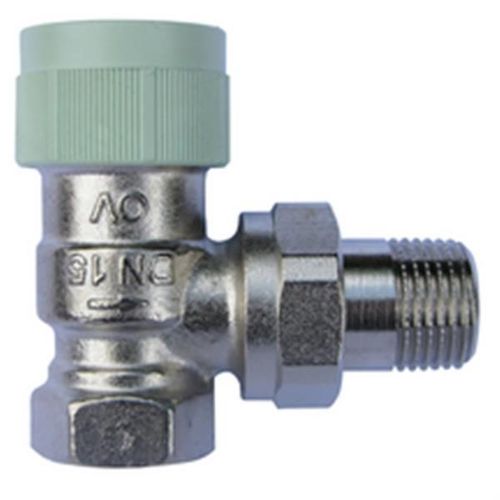 Oventrop-Corps De Robinet querre 15x21 Rfv 9  Encombrements Rduits Et Prrglage Progressif (Capuchon De Protection Vert Clair) Rf.1185004