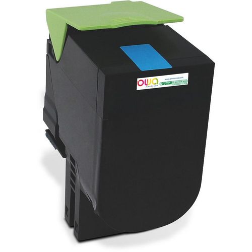 Owa - Haute Capacit - Cyan - Remanufactur - Cartouche De Toner (quivalent  : Lexmark 70c2hc0 ) - Pour Lexmark Cs310dn, Cs310n, Cs410dn, Cs410dtn, Cs410n, Cs510de, Cs510dte