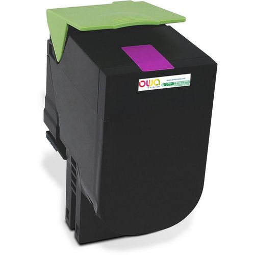 Owa - Haute Capacit - Magenta - Remanufactur - Cartouche De Toner (quivalent  : Lexmark 70c2hme ) - Pour Lexmark Cs310dn, Cs310n, Cs410dn, Cs410dtn, Cs410n, Cs510de, Cs510dte