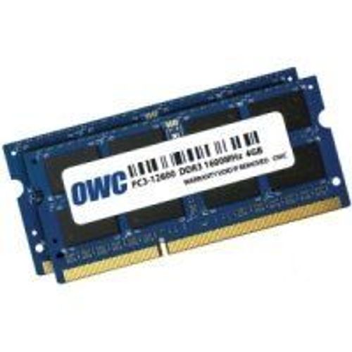 OWC 8.0GB (2x 4GB) PC3-12800 DDR3L 1600MHz SO-DIMM 204 Pin CL11 Memory Upg. Kit (2 x 4GB, 800 MHz, RAM DDR3, SO-DIMM), Mmoire vive