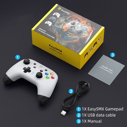 P01 - Manette De Jeu Bluetooth 9124, Contrleur De Jeu Sans Fil Pour Nintendo Switch, Tlphone Android Ios, Macos, Pc, Steam Deck