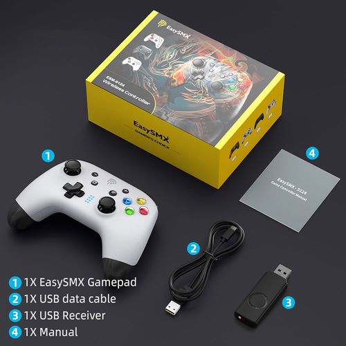 P02 - Manette De Jeu Bluetooth 9124, Contrleur De Jeu Sans Fil Pour Nintendo Switch, Tlphone Android Ios, Macos, Pc, Steam Deck