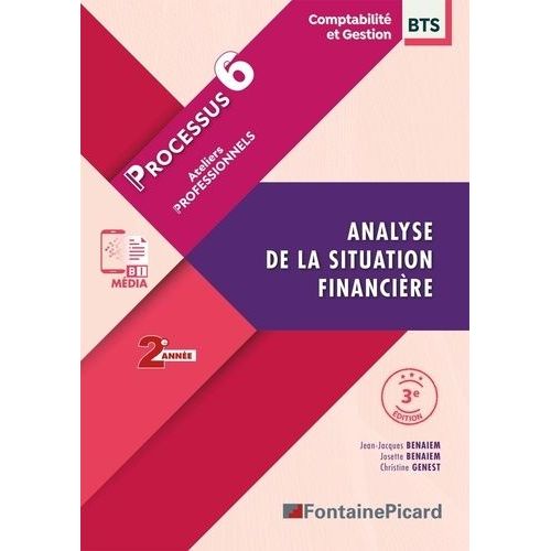 Analyse De La Situation Financire Bts Cg 2e Anne - Processus 6 Ateliers Professionnels    Format Beau livre 