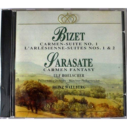 Pablo De Sarasate (1844-1908) Fantaisie Sur Carmen Op 25 (1883) Bizet Carmen L'arlsienne Suites Par Ulf Hoelscher Violon Mnchner Philharmoniker Orchestre Philharmonique De Munich Dir Heinz Wallberg - Georges Bizet (1838-1875) : Carmen Suite N1 L'arlsienne Suite N1 & N2 Par Philharmonia Orchestra Dir Heinz Wallberg