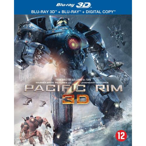 Pacific Rim 3d - Combo Bluray 3d + Bluray + Copie Digitale - Edition Belge de Guillermo Del Toro