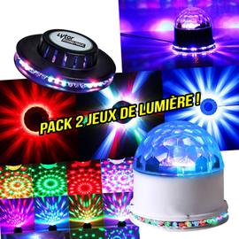 Pack 2 Jeux de lumière DJ PA effet OVNI + SunMagic effet ASTRO+UFO Lytor