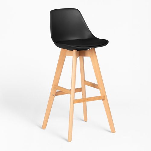 Lot 2 Tabourets Hauts Nordic Edition Noir ?76 Cm