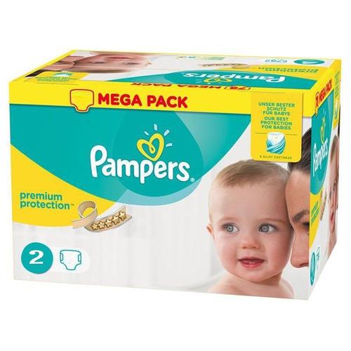 Pack 240 Couches New Baby Pampers Premium Protection Taille 2 Mini (3-6-Kg)