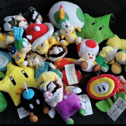Pack Alatoire De 3 Figurines En Peluche Super Mario Peluches Peluches Nouveau Goodnice