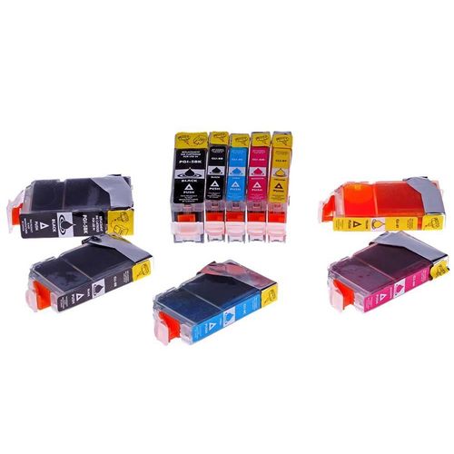 Pack De 10 Cartouches D'encre Pour Canon Pgi5 Cli8 , Canon Pgi 5 Bk Cli 8 (Bk,C,Y,M) Canon Pixma Mp500, Pixma Mp510, Pixma Mp520, Pixma Mp530, Pixma Mp600, Pixma Mp610, Pixma Mp800, Pixma Mp800r