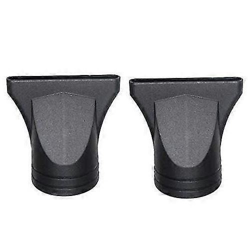 Pack de 2 diffuseurs de sche-cheveux en plastique professionnel noir, buse de sche-cheveux en plastique de conception large
