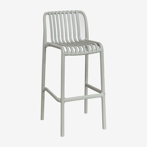 Pack De 2 Tabourets Hauts Empilables Wendell Vert Kaki 77 Cm