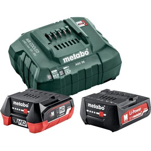 Pack nergie 12 V Batterie 4 Ah + Batterie 2 Ah + Chargeur En Bote Carton - Metabo - 685302000