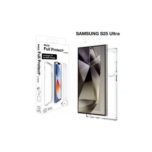 Pack Moxie Protection Complte cran + Coque Pour Samsung Galaxy S25 Ultra Transparent