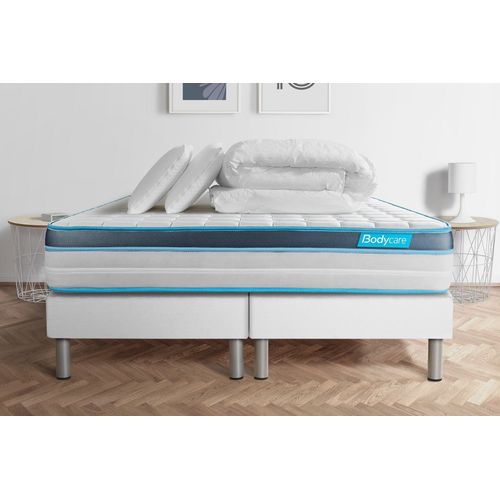 Pack Perform 160x200 Mousse A Memoire De Forme Profizone 5 Zones Ultra Epaisseur + Couette + 2 Oreillers