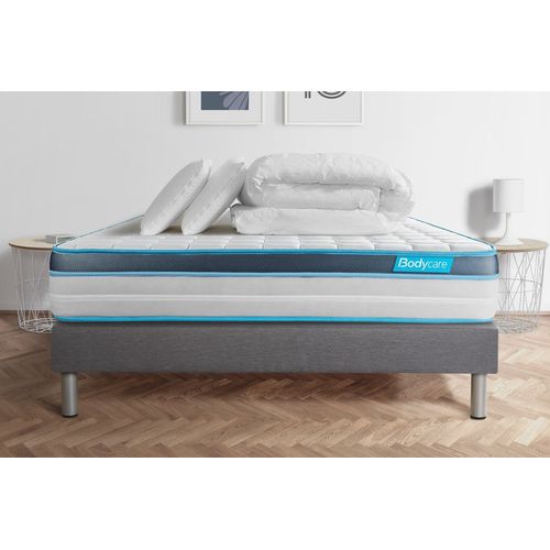 Pack Perform 160x200 Mousse A Memoire De Forme Profizone 5 Zones Ultra Epaisseur + Couette + 2 Oreillers