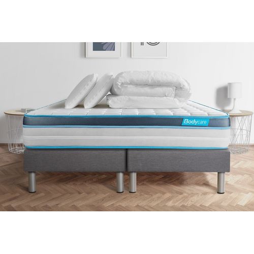 Pack Perform 160x200 Mousse A Memoire De Forme Profizone 5 Zones Ultra Epaisseur + Couette + 2 Oreillers
