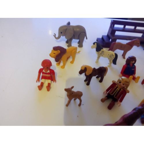 Pack playmobil animal + objet + Perso