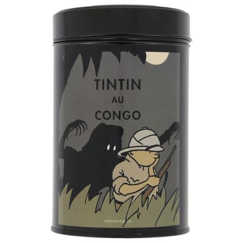 Pack Tintin Au Congo Café Lion Portfolio Figurines Café Homme 