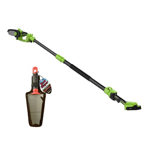 Pack Trononneuse lectrique Avec Manche Tlescopique+ Rootslayer  Main - Venteo - Outils Multifonctions Jardin - Lger/Facile D'utilisation - Etui Nylon Offert