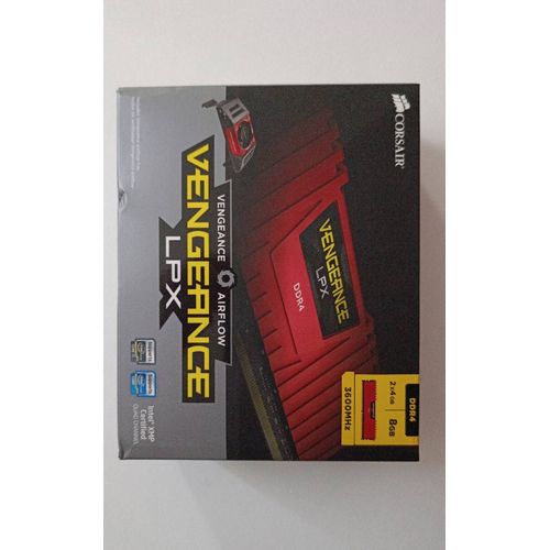 Pack Vengeance LPX DDR4 2x4Go 3600MHz et Airflow Fan