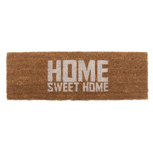 Paillasson Home Sweet Home - L. 76 X L. 25 Cm - Marron