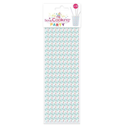 Pailles Cartonnes Gomtrie toile 20 Pices