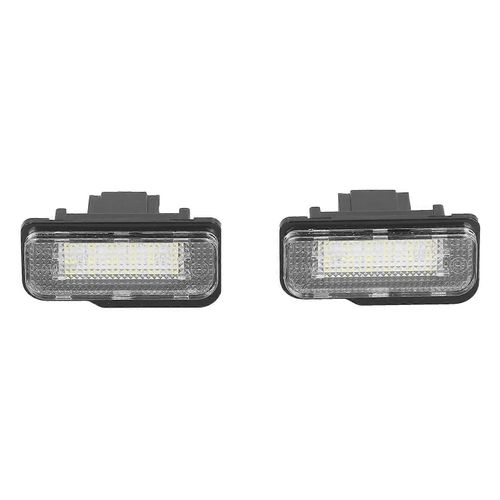 Paire De Feux De Plaque D'immatriculation De Voiture Led 12v 3w En Plastique Plug And Play Pour Ford Focus Mk2 Da3 5d 20062010