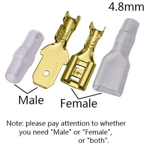 Paire De Patins  L'ancienne,100,2.8,4.8,6.3,Mm - Type Golden 4.8mm Sheath-100pcs Male