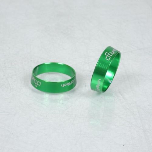 Paire Inserts Vert Embout Guidon Lightech Scooter Yamaha X-Max 400 R Rktm300ver