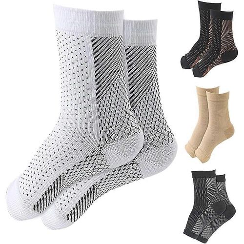 Pairs Of Compression Socks, Neuropathic Nano Socks, Compression Socks, Foot Compression Ankle Support, Orthopaedic Socks For Men And Women(L/Xl)