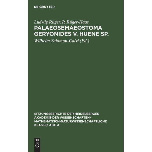 Palaeosemaeostoma Geryonides V. Huene Sp.    Format Reli 