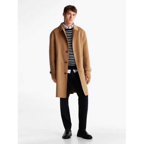 Paletot Long Smart Casual Dc Splittable Wool Carcoat/Hickory - Xl