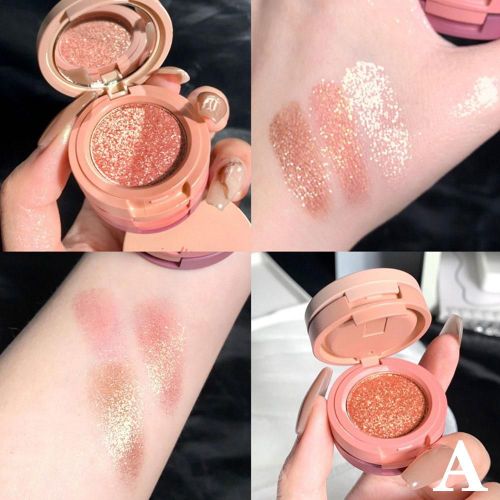Palette De Fard  Paupires Mat 3 En 1, Surligneur, Nacr, Brillant, Ver  Soie, Scintillant, claircissant, Contour Du Visage, Poudre De Maquillage