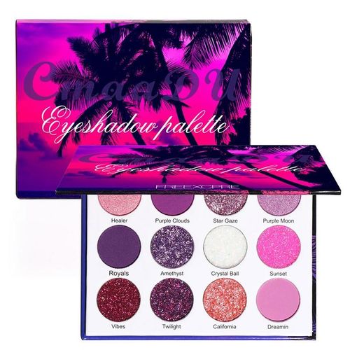 Palette De Fards  Barrage Impermables, Ensembles De Fards  Barrage, Poudre Unie Scintillante, Maquillage Longue Dure, 256