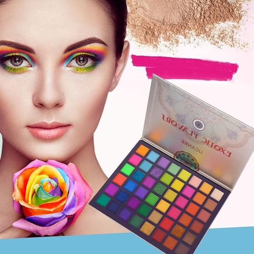 Palette De Fards  Paupires De 48 Couleurs, Ensemble De Poudre De Fard  Paupires  Paillettes Mates, Maquillage Longue Dure, Beaut