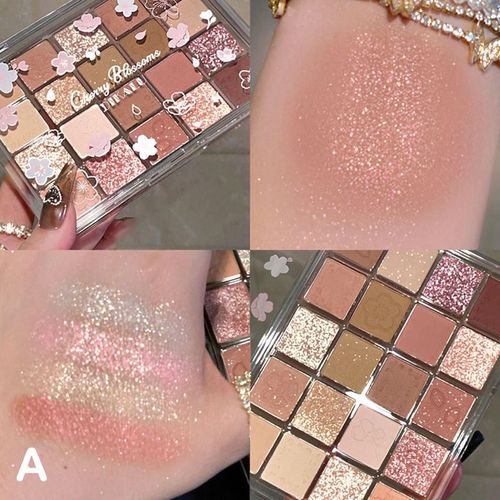 Palette De Maquillage Coren Pour Femmes, Crme Paillete Multi-Chrome, Ombre  Paupires, tanche, Yeux Brillants, Outils Cosmtiques Colorrose Q3d1