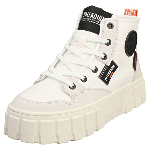Palladium Pallatower Hi Femme Bottes Mode Blanc - 39 1/2