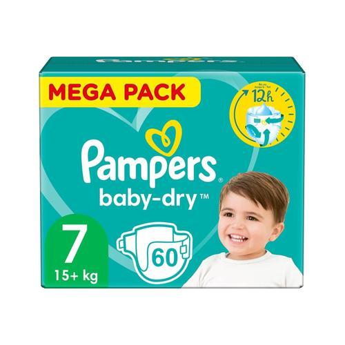 Pampers Baby-Dry Taille 7 60 Couches