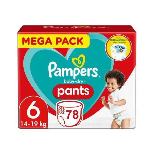 Pampers Pants Taille 6 Baby-Dry Couches-Culottes 78 Couches