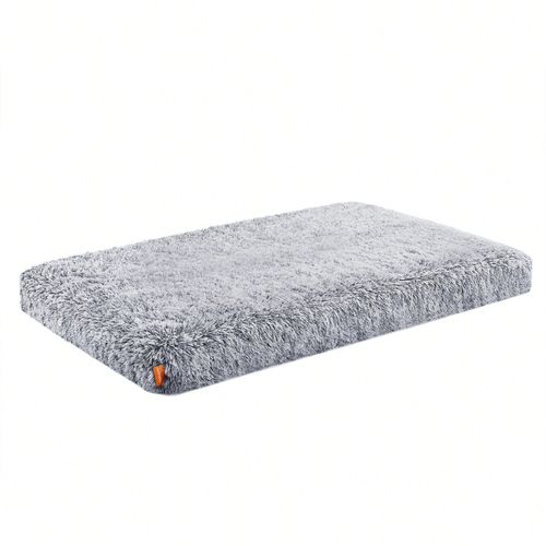 Panier Pour Chien, Mousse Alvole, Housse Amovible Et Lavable, Taille Xxl Pour Chiens De Grande Taille, 122 X 74 X 10 Cm, Gris Ombr